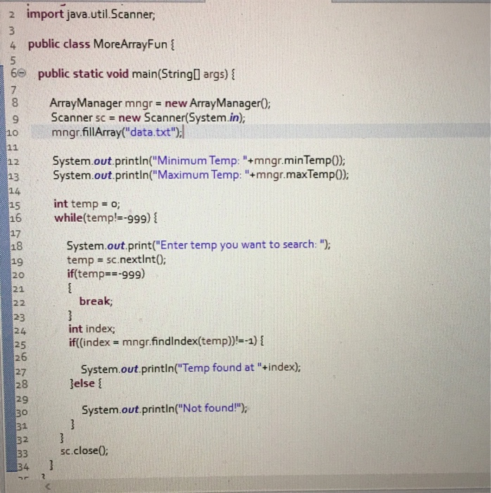 Solved Need help fixing a java program! Here is the | Chegg.com