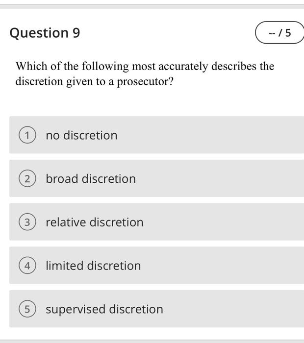Question 1 -- / 5 Trials in the United States pit | Chegg.com
