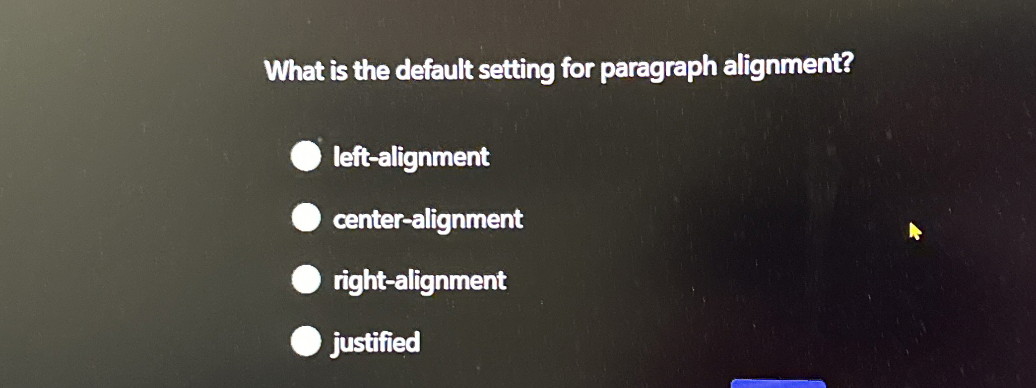 Solved What is the default setting for paragraph | Chegg.com
