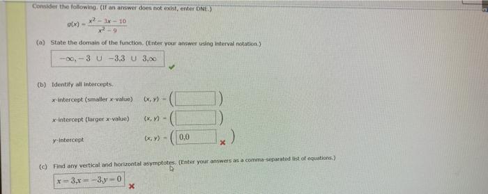 Solved Consider the following. (If an answer does not exist, | Chegg.com