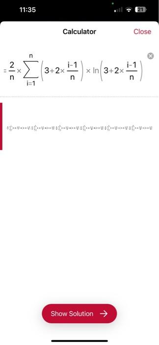 N|S [3 i=1 3+2 11:35 In 3+2 4) ² ³ 2 4 m (3 2 ) ² i=1 | Chegg.com