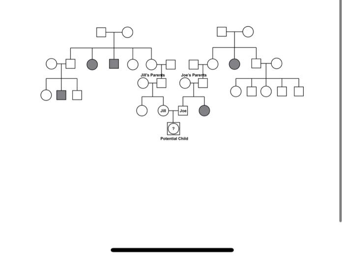 Solved Name: Genetic Inheritance Worksheet Joe and Jill are | Chegg.com