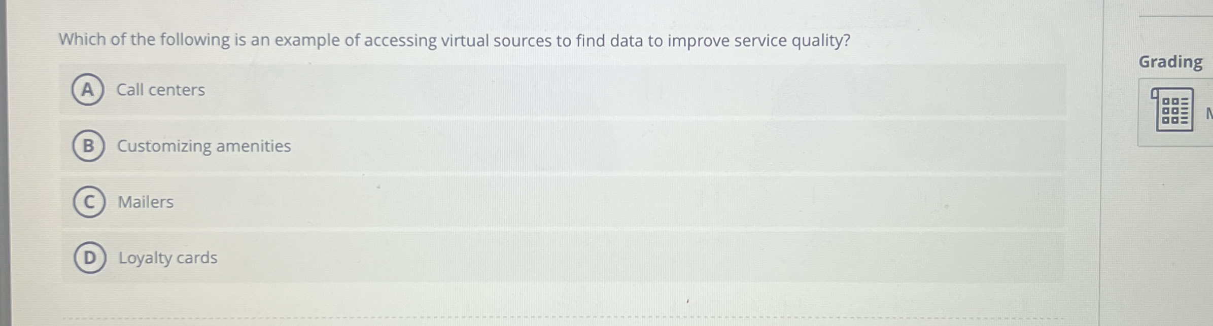Solved Which of the following is an example of accessing