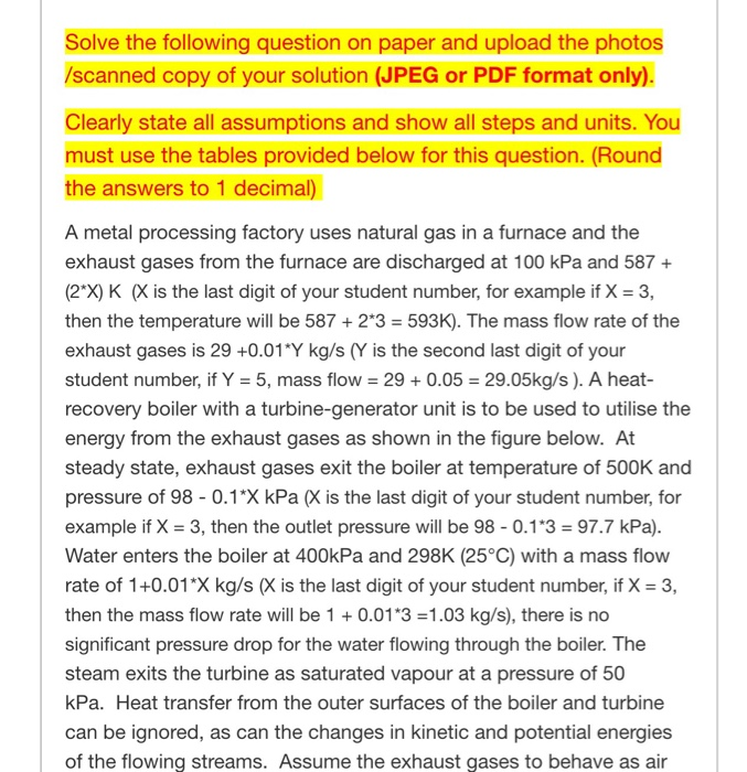 Solve the following question on paper and upload the | Chegg.com