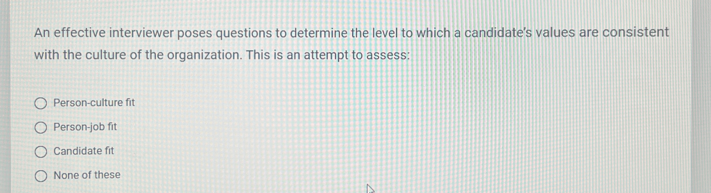 [Solved] An effective interviewer poses questions to determ