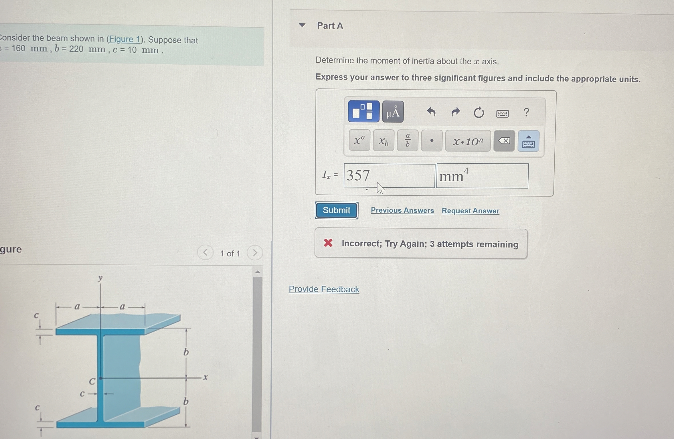 Solved Onsider The Beam Shown In Figure Suppose That Chegg Com