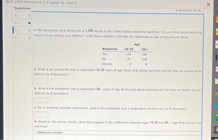 Solved A CBS News/New York Times poll of 1,000 adults in the | Chegg.com