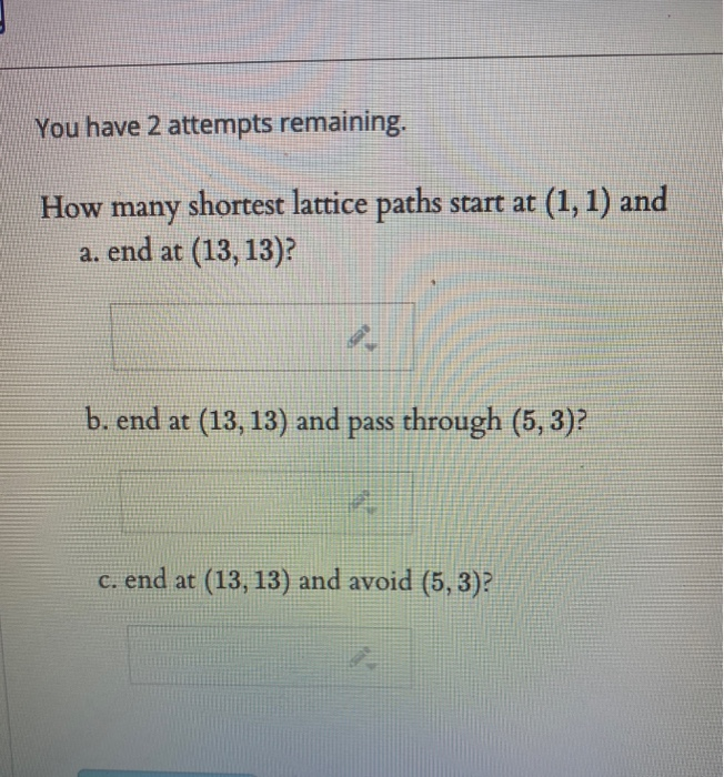 Solved You have 2 attempts remaining. How many shortest | Chegg.com
