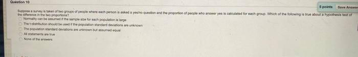 Solved Question 10 5 points Save Answer Superwey is taken of | Chegg.com