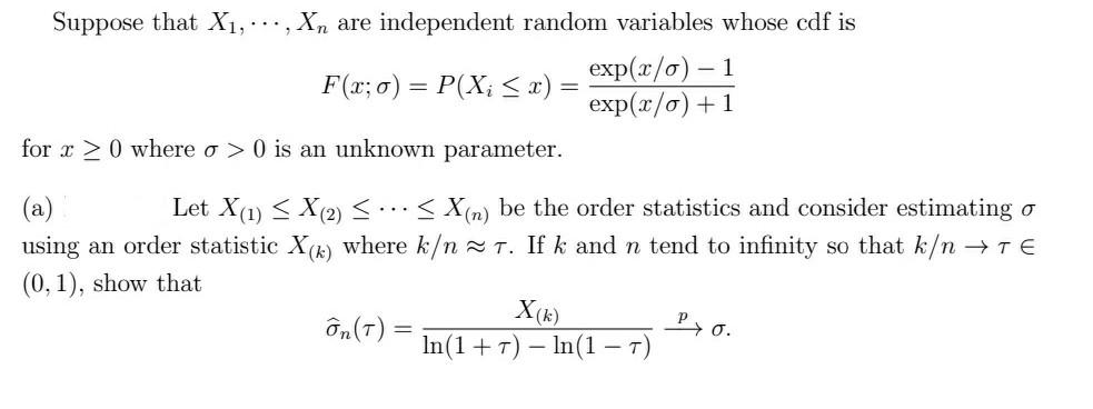 Suppose That X1 Are Independent Random Var Chegg Com