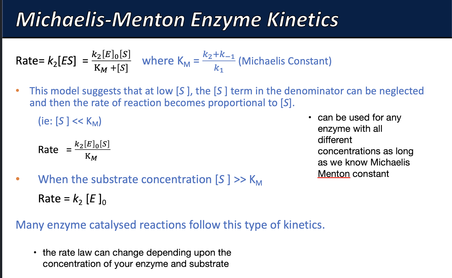 Solved Rate =k2[ES]=k2[E]0[S]KM+[S] ﻿where | Chegg.com