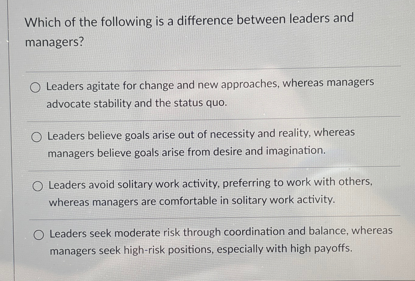 Solved Which of the following is a difference between | Chegg.com