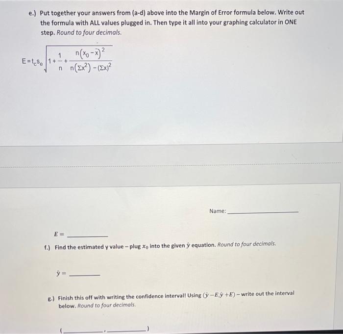 Solved \#1) Construct a 95% prediction interval for the data | Chegg.com