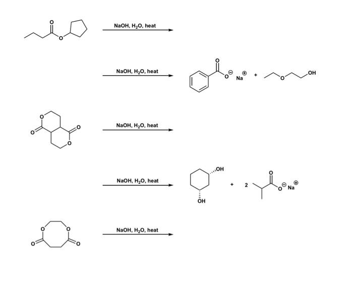 Solved NaOH,H2O, heat NaOH,H2O, heat | Chegg.com