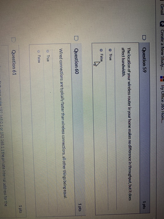 Solved Question 51 1 pts Which one of the following is NOT | Chegg.com