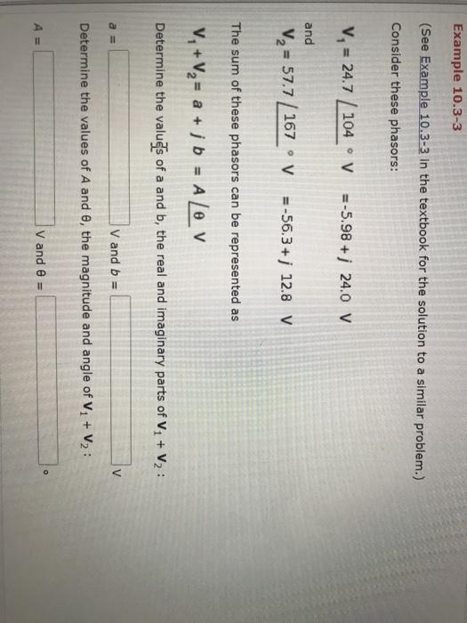 Solved Example 10.3-3 (See Example 10.3-3 In The Textbook | Chegg.com