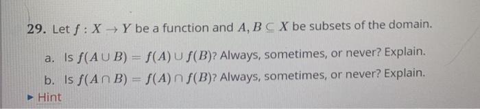 Solved Discrete mathematics. If true, show it is true. If | Chegg.com