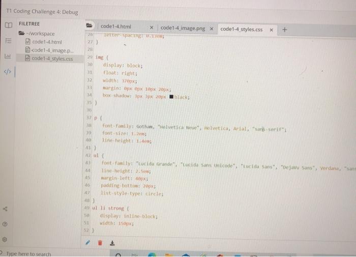 Figure 1-49 Coding Challenge 1-4 Example Page The | Chegg.com