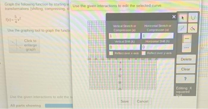 Solved Graph the following function by starting with the | Chegg.com