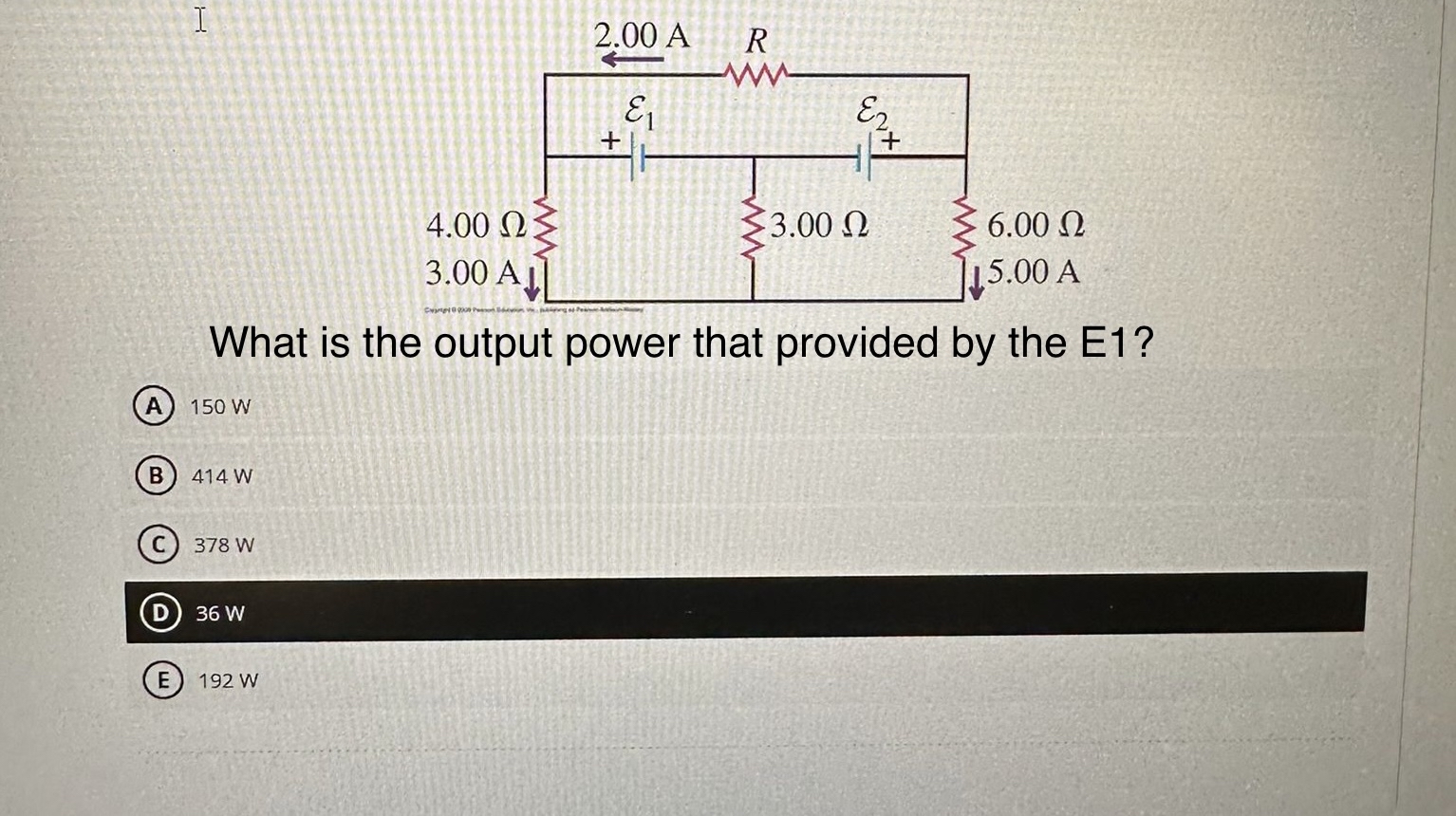 Solved What is the output power that provided by the | Chegg.com