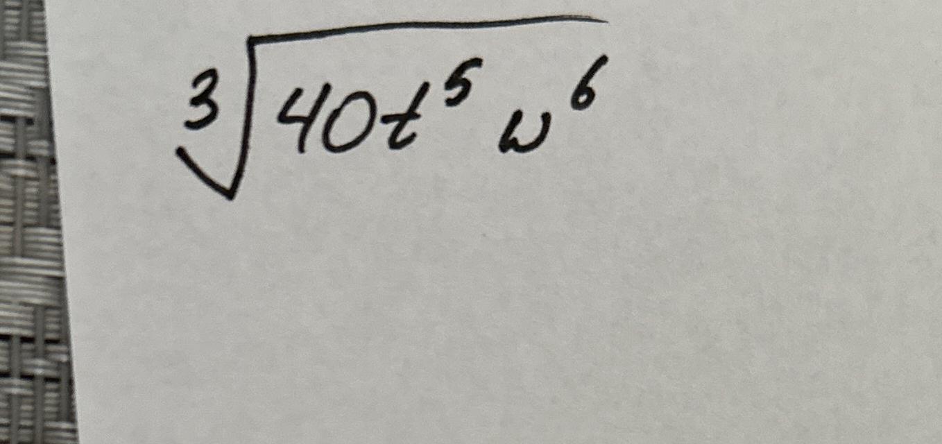 Solved 40t5w63 | Chegg.com