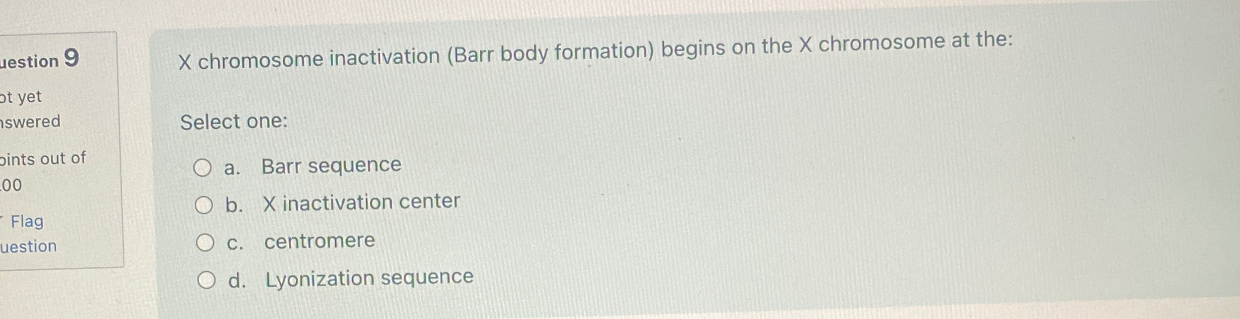 Solved x ﻿chromosome inactivation (Barr body formation) | Chegg.com