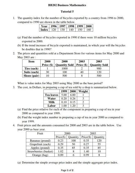 Business Mathematics Week PDF Ratio Numbers