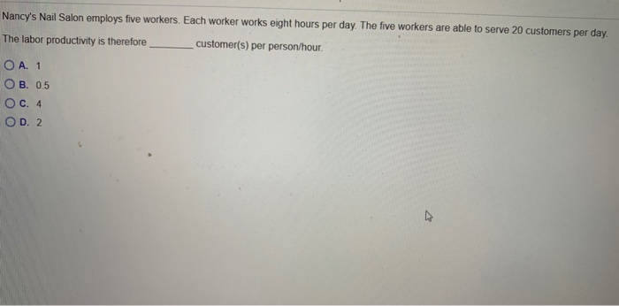 Solved Which of the following causes a decrease in labor | Chegg.com