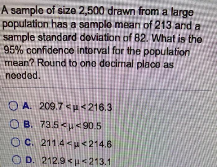 solved-a-sample-of-size-2-500-drawn-from-a-large-population-chegg