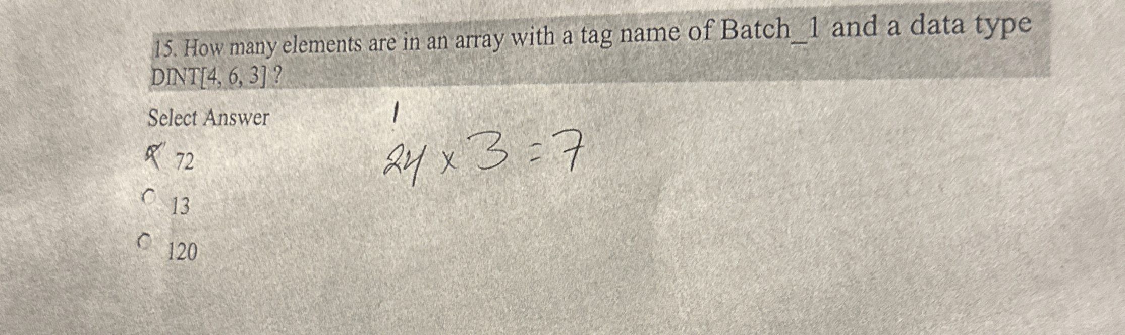 Solved How many elements are in an array with a tag name of | Chegg.com