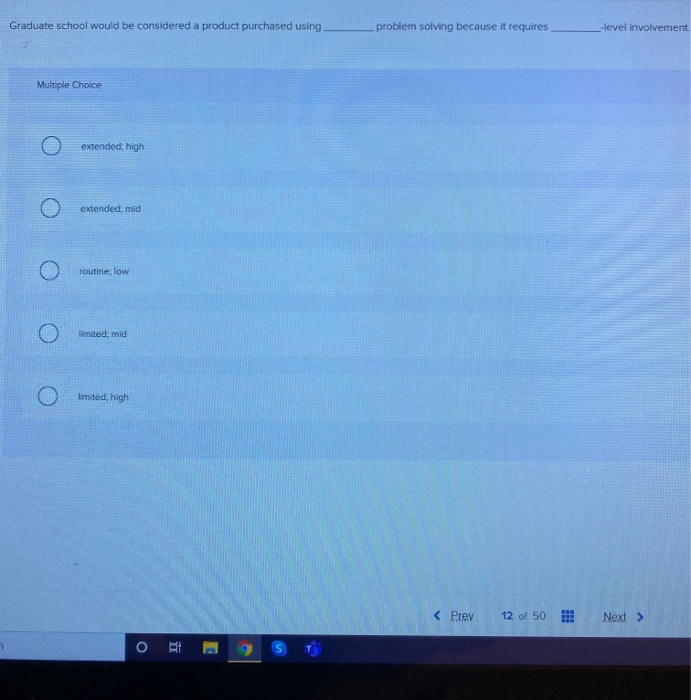 Graduate School Would Be Considered A Product Chegg
