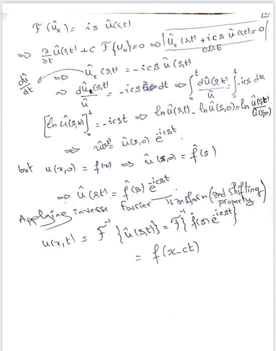 Solved Q2 Second Order Equation Consider The Wave Equ Chegg Com