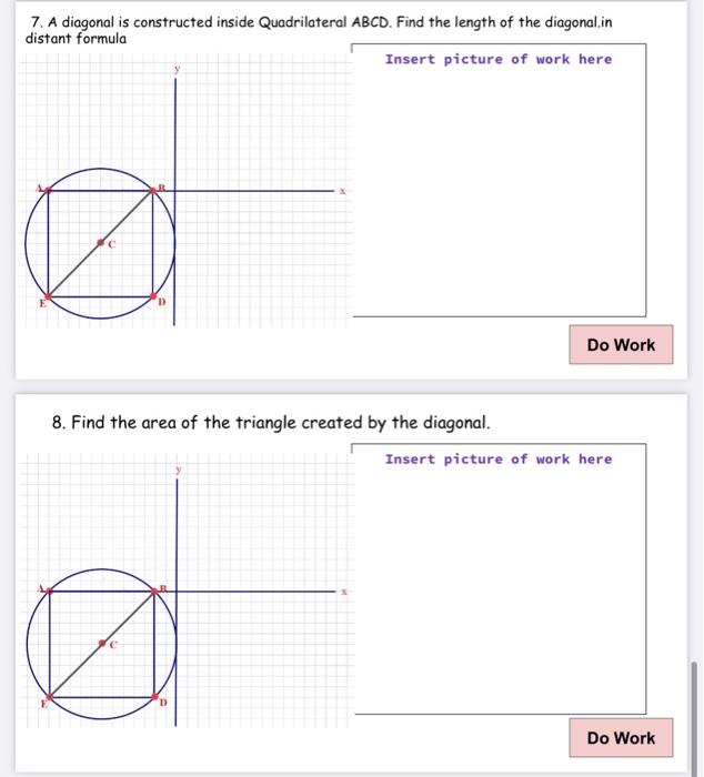 Solved 7. A diagonal is constructed inside Quadrilateral | Chegg.com
