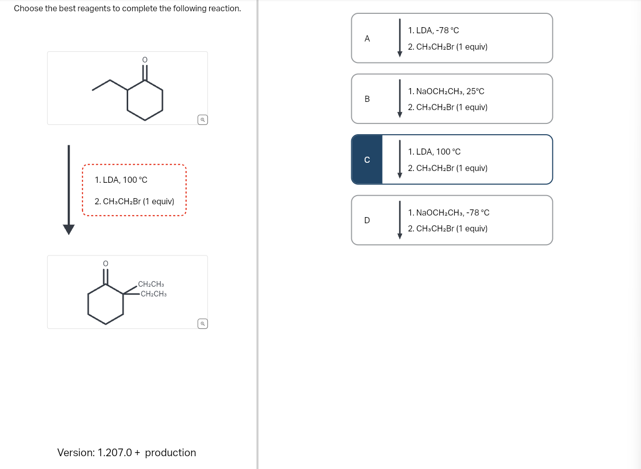 Solved Choose The Best Reagents To Complete The Following | Chegg.com