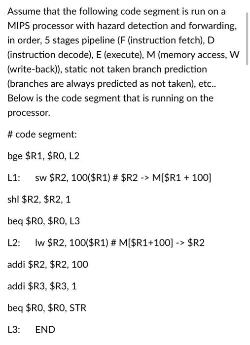 Solved Assume that the following code segment is run on a | Chegg.com
