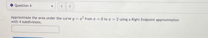 Solved Approximate the area under the curve y=x2 from x=0 to | Chegg.com