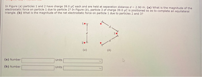 Solved Chapter 21, Problem 013 GO In the figure particle 1 | Chegg.com