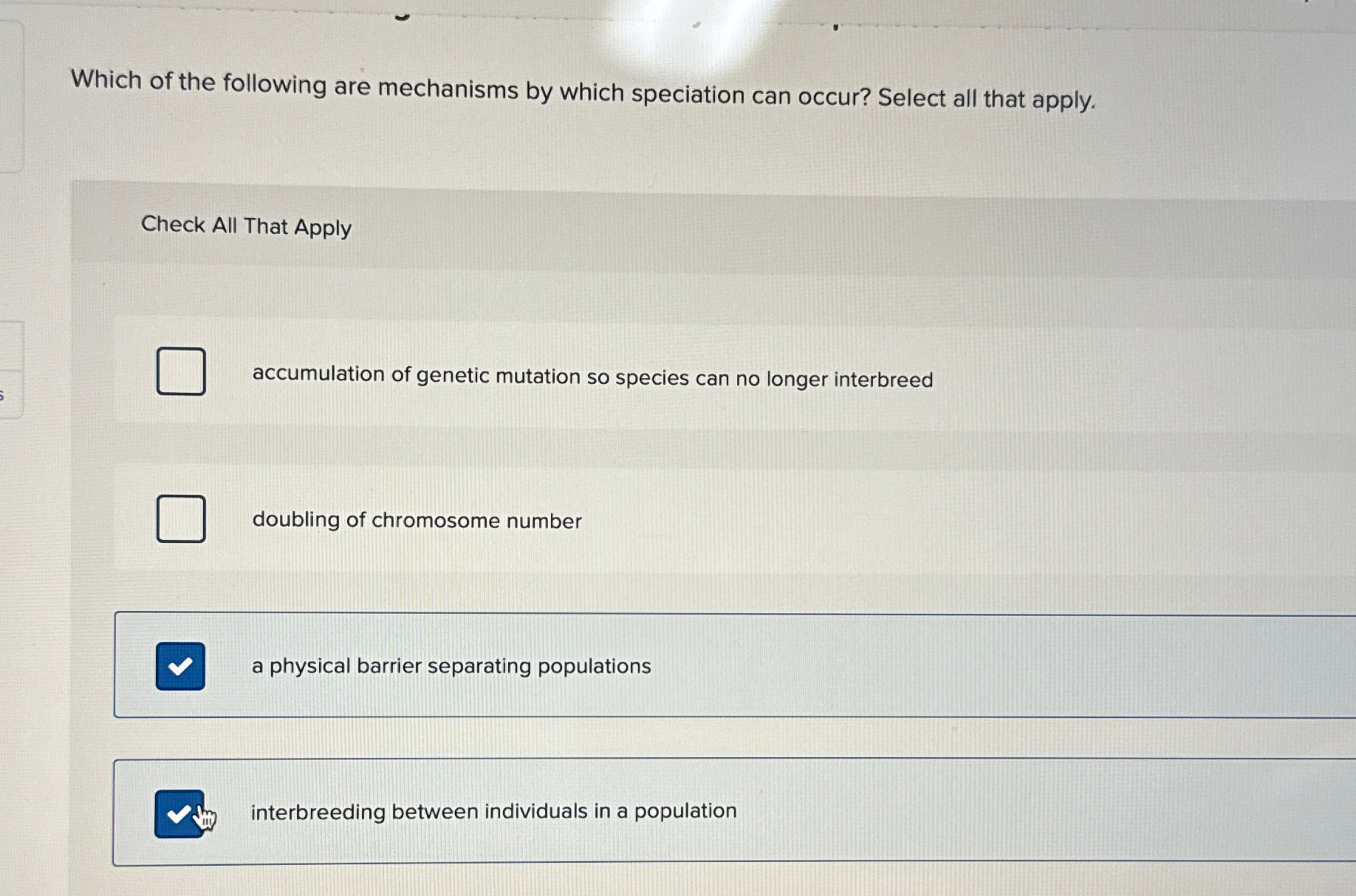 Solved Which of the following are mechanisms by which | Chegg.com