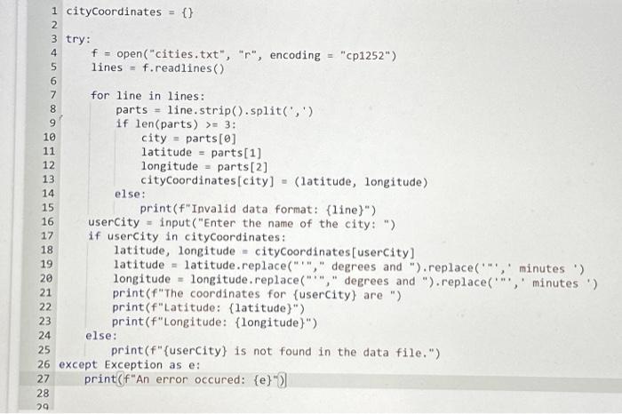 Solved ok so i got the code but the error is that i have a | Chegg.com