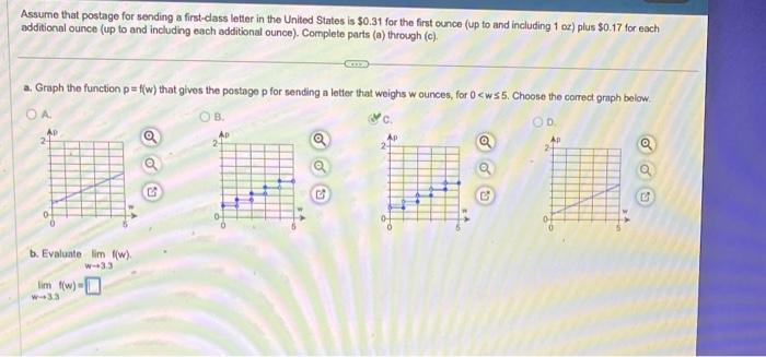 solved-assume-that-postage-for-sending-a-first-class-letter-chegg