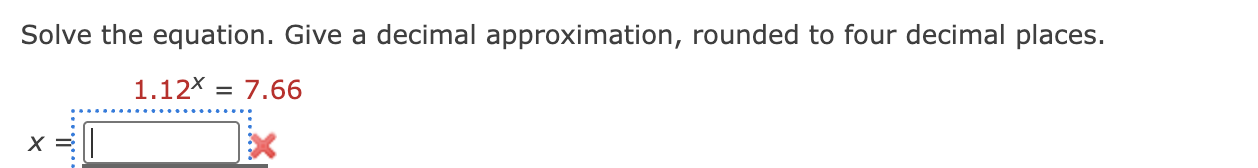 Approximation Decimal Solved Solve the equation. Give a decimal approximation, | Chegg.com