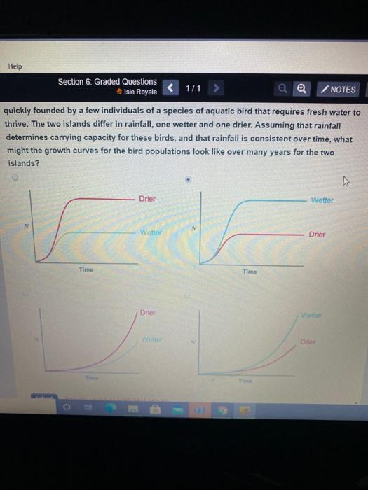 Solved Help Section 6: Graded Questions Isle Royale | Chegg.com