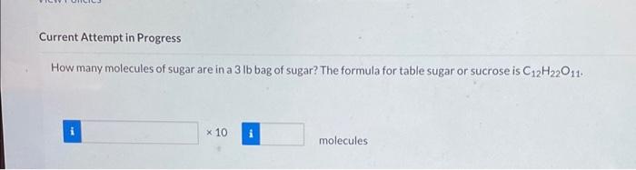 solved-how-many-molecules-of-sugar-are-in-a-3lb-bag-of-chegg