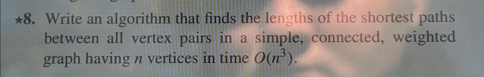 ***8. ﻿Write an algorithm that finds the lengths of | Chegg.com