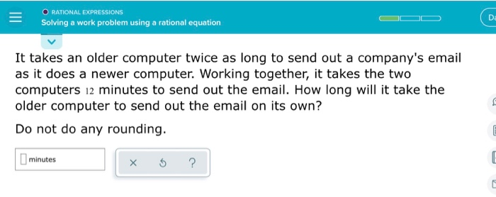 problem solving rational expressions