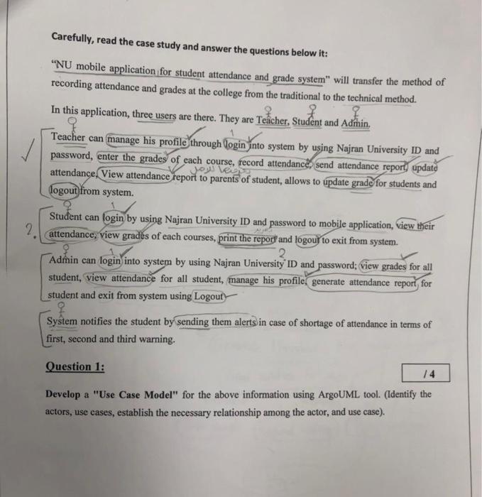 Solved Carefully, read the case study and answer the | Chegg.com