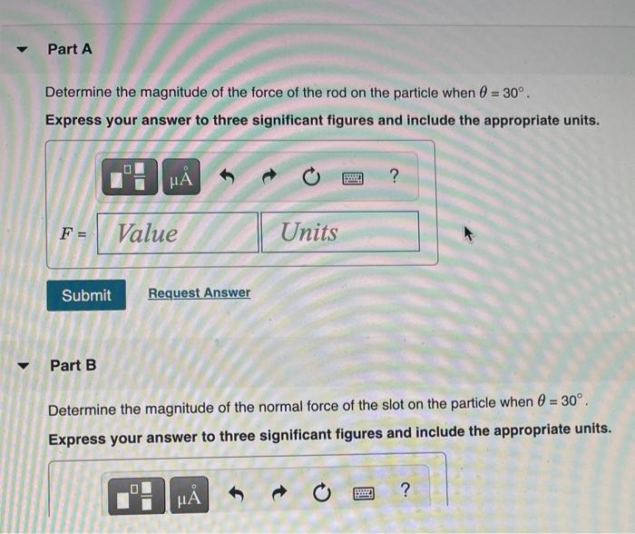 Solved The particle has a mass of 0.35 kg and is confined to | Chegg.com