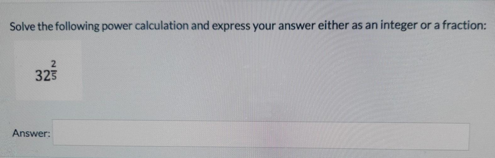 Solved Solve the following power calculation and express | Chegg.com