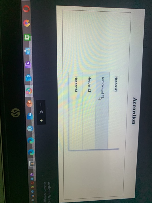 Solved Create the navigation menu with toggle effect using | Chegg.com