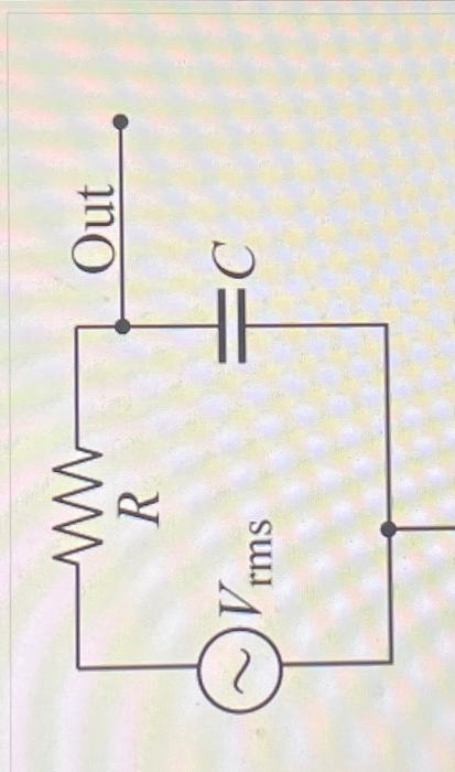 Solved (13\%) Problem 3: An RC low-pass filter is shown in | Chegg.com